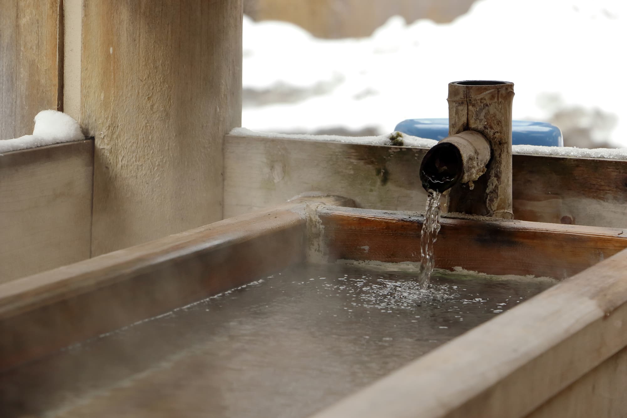 肌に優しい四万温泉のお湯